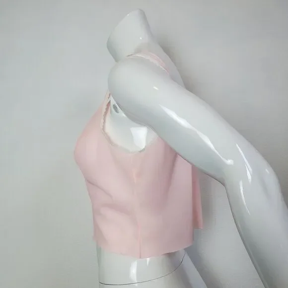 Vintage 60s Deena Pink Slip Tank Top - Picture 9 of 9